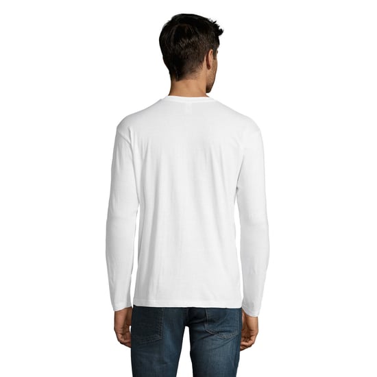 SOLS Heren Monarch T-shirt met lange mouwen (Wit) - Image 2