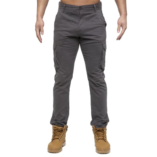 Enzo | Heren Cargo Broek - Grijs - Image 2