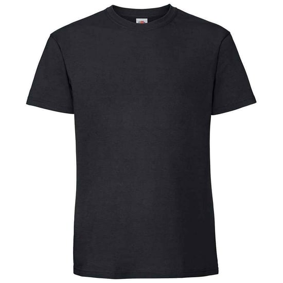 Fruit Of The Loom Heren Ringgesponnen Premium T-Shirt (Zwart) - Image 1