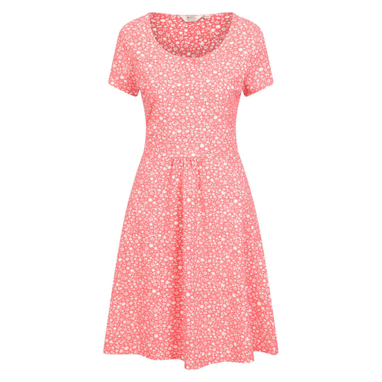 Mountain Warehouse Dames Orchid All-Over Print UV Bescherming Jurk (Rood) - Image 1