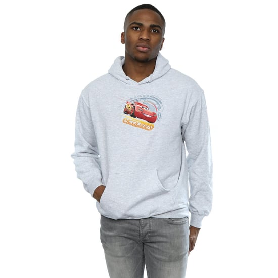 Disney Heren Cars Lightning McQueen Hoodie (Sportgrijs) - Image 2