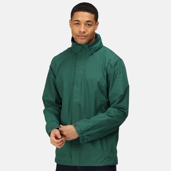 Regatta Mens Standout Ardmore Jacket (Waterproof & Windproof) (Bottle Green/Seal Grey)