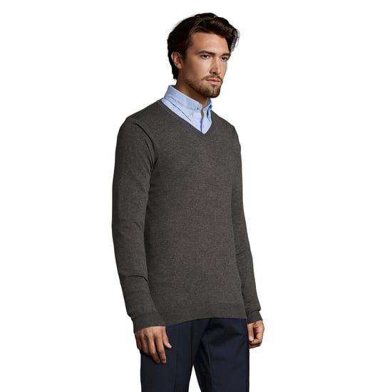 SOLS Heren Glory Sweater Top (Houtskoolmelange) - Image 3