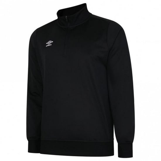Umbro Heren Club Essential Half Zip Sweatshirt (Zwart) - Image 1