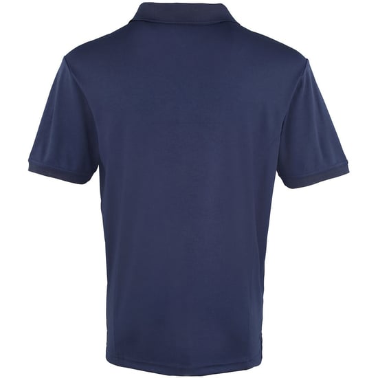 Premier Heren Coolchecker Pique korte mouw Polo T-Shirt (Marine) - Image 2