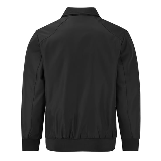Heren Bomberjack met opstaande kraag, overgangsjack voor de herfst, casual sportjack Zwart - Image 3