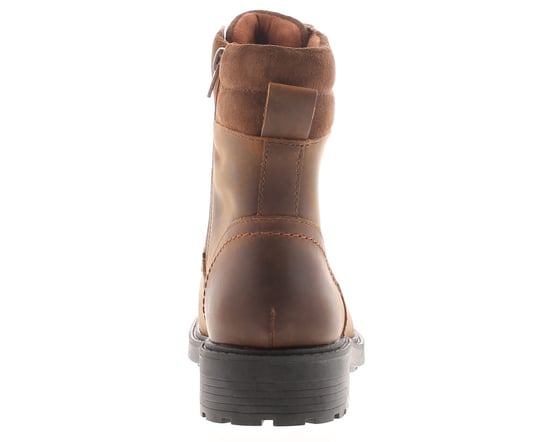 Clarks Womens Ankle Boots Discover Effortless Leather Zip brown - Image 4