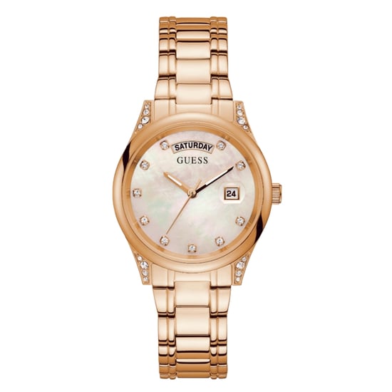 Guess Dameshorloge Kwarts Roze Goud - Image 1