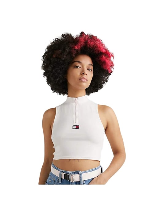 Tommy Jeans damestop met badge - Image 2