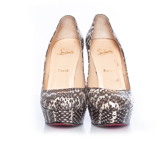 Bianca python platform pumps - Image 5
