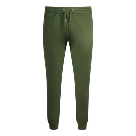 Cavalli Class Print Logo Olijfgroene Sweatpants - Image 1