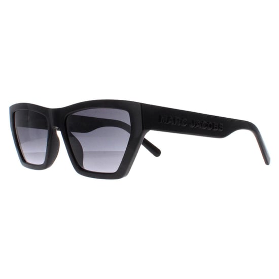 Marc Jacobs Cat Eye Womens Shiny Black Dark Grey Gradient MARC 657/S