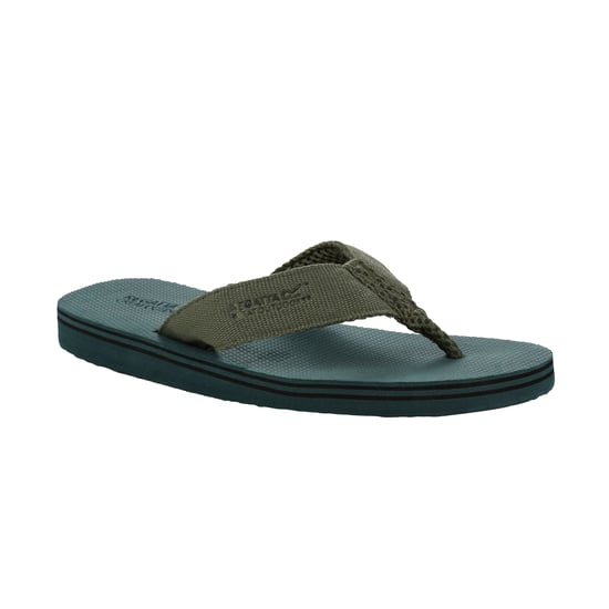 Regatta Mens Rico Flip Flops (Sea Pine/Ivy Moss)