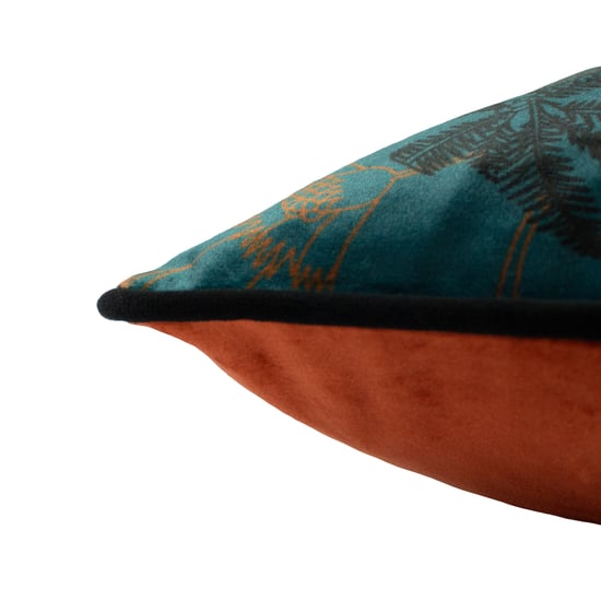 Paoletti Tropische Cheetah Velours Kussenhoes met Piping - Image 4