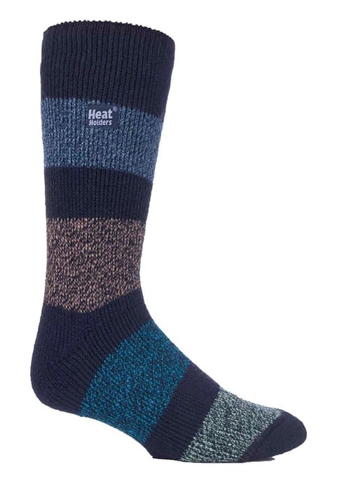 Heat Holders - Mens Twist Patterned Thermal Socks