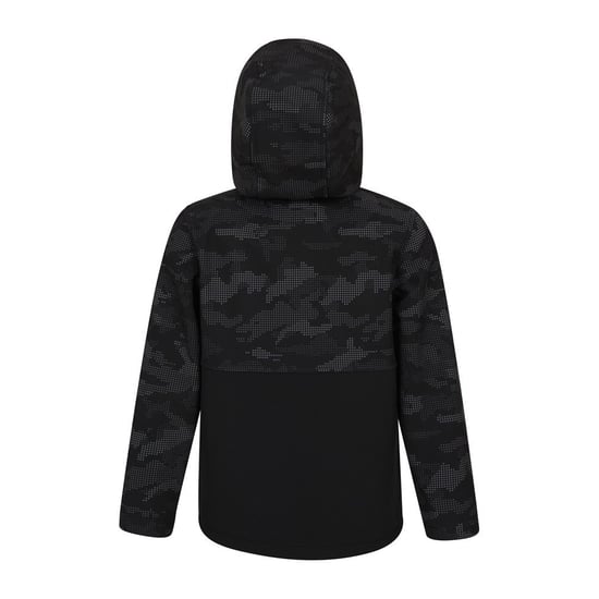 Mountain Warehouse Kinder/Kids Exodus Camo Soft Shell Jas (Zwart) - Image 2