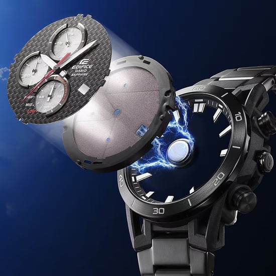 Casio Edifice Heren Zwarte Horloge EFS-S640DC-1AVUEF - Image 2