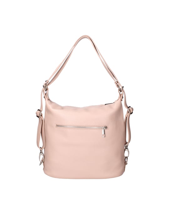 Viola Castellani Geconverteerde schoudertas in een rugzak kan worden omgezet Vrouwen LIGHT PINK - Image 4
