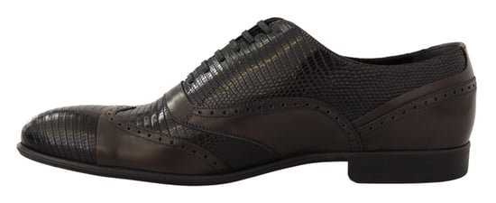 Dolce & Gabbana Bruine Huidleren Oxford Dress Schoenen voor Herren - Image 4