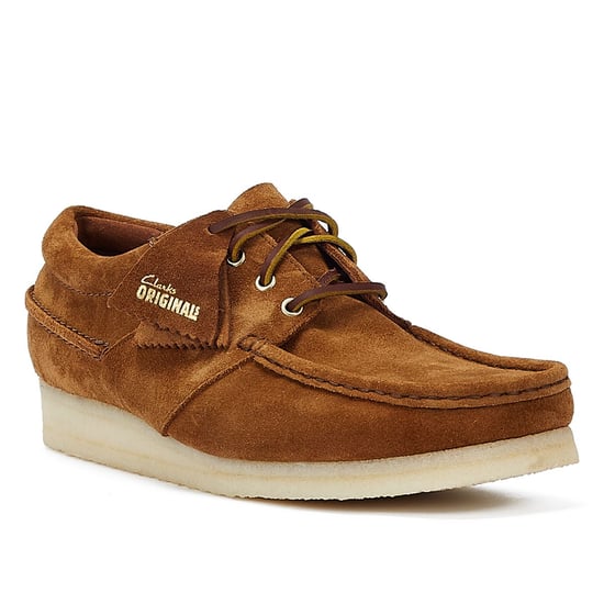 Clarks Originals Wallabee Boot Suede Heren Cola Veterschoenen - Image 2