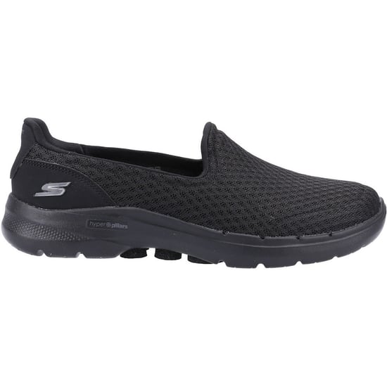 Skechers Go Walk 6 Polyester Dames Zwarte Sneakers - Image 1