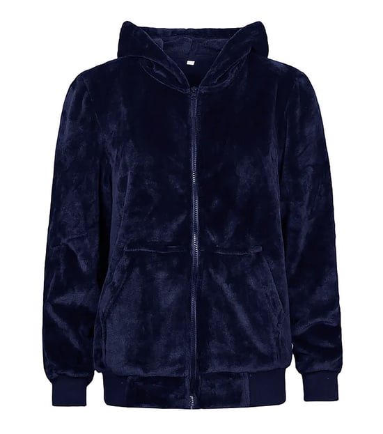 Heat Holders - Heren Soul Warming Zachte Fleece Lounge Hoodie - Marineblauw - Image 1