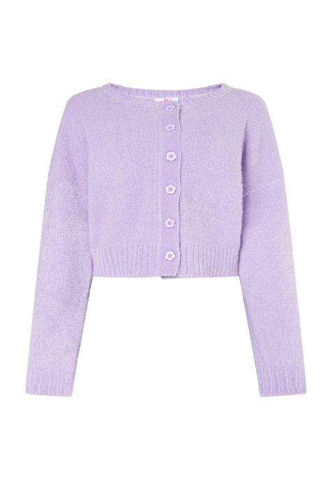 Mymo Gebreid vest Dames violet - Image 1