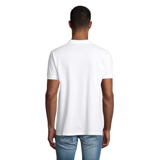 SOLS Heren Planet Poloshirt (Wit) - Image 2