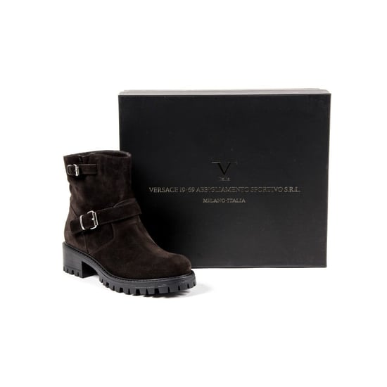 V 1969 Italia Womens Short Boot B1441 VELOUR T. MORO