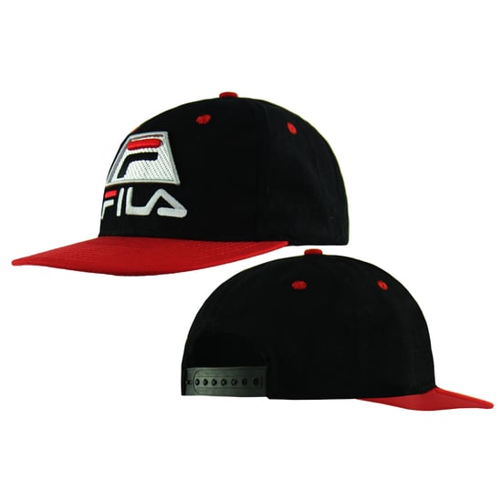 Fila Logo Mannen Zwarte/Rode Pet - Image 3