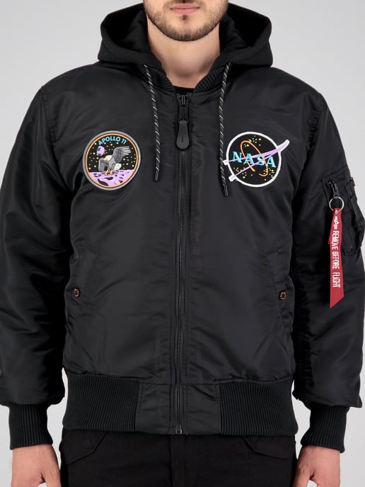 MA-1 VF Vintage Fit Hood Dark Side Bomber Jacket - Image 1
