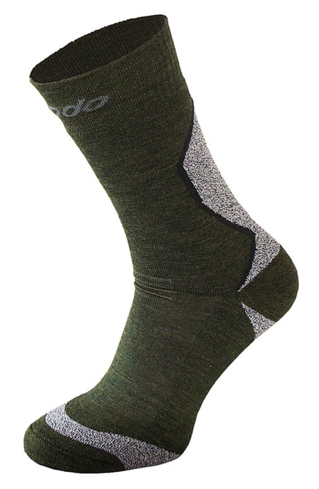 Comodo - Thermische wandelsokken van merinowol - Khaki Green - Image 1