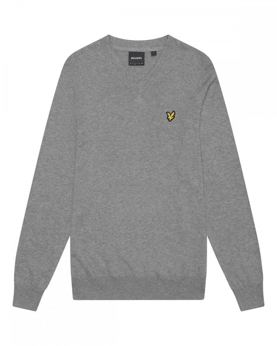 Lyle & Scott Katoenen Merino Heren V-hals Trui - Image 1