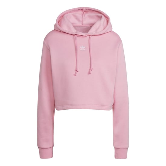 Women's adidas Originals Adicolor Essentials Crop Fleece Hoody in Pink