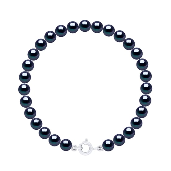 Bracelet of Real Cultured Freshwater Pearls Round 5-6 mm