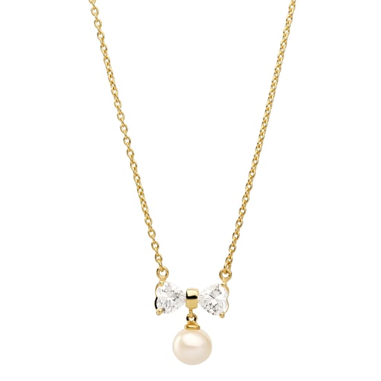 Orphelia 'Sparkle' Dames 925 Sterling Zilveren Ketting met Hanger - Goud ZK-7512 - Image 1