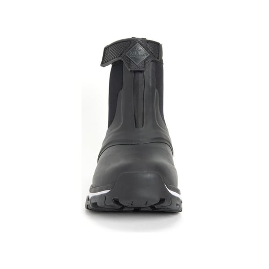 Muck Laarzen Apex Mid Zip Rubber Zwart/Wit Wellington Laarzen - Image 3