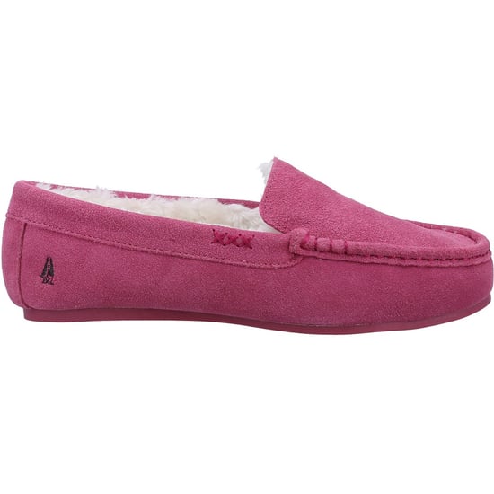 Hush Puppies Annie Mocassin Suede Vrouwen Roze Pantoffels - Image 4