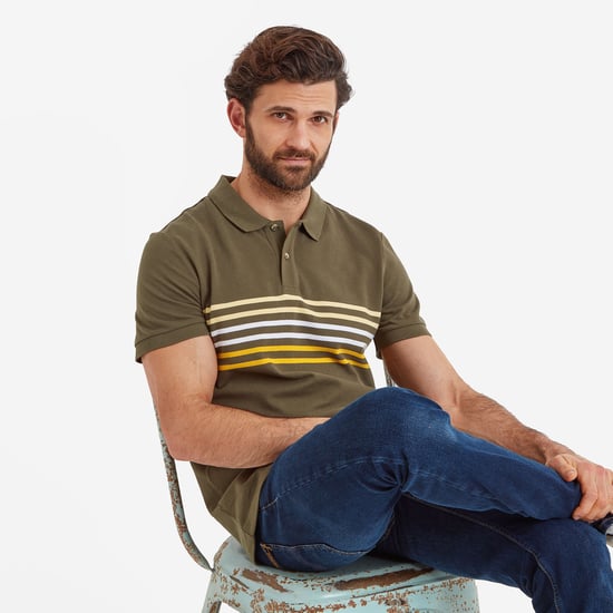 Bolton Mens Polo Shirt Khaki