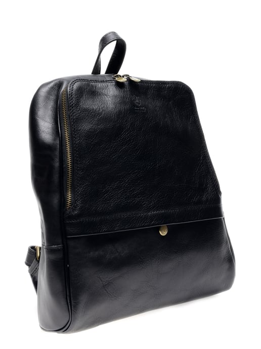 Anna Luchini SS22 AL 3132 Zwart Rundleer Tas - Image 4