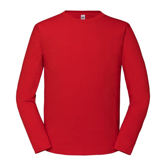 Fruit of the Loom Unisex volwassen T-shirt met lange mouwen Iconic 195 (Rood) - Image 1