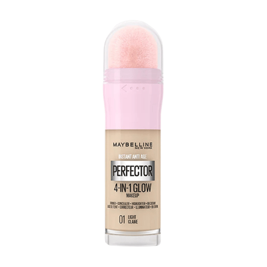 Maybelline Instant Anti-Age Perfector 4-in-1 Glow Makeup Primer, Concealer, Highlighter en BB Cream 20ml - 01 Licht Claire - Image 1