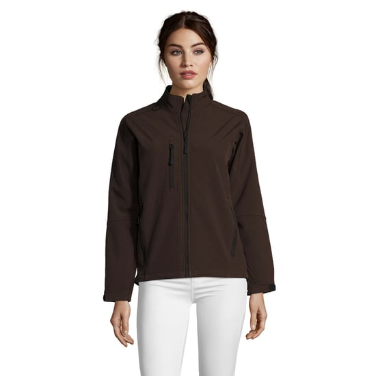 SOLS Dames/Dames Roxy Soft Shell Jas (Donkere chocolade) - Image 1