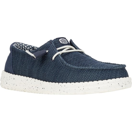 HEYDUDE Wendy Stretch Mesh Polyester Vrouwen Navy Loafers - Image 1