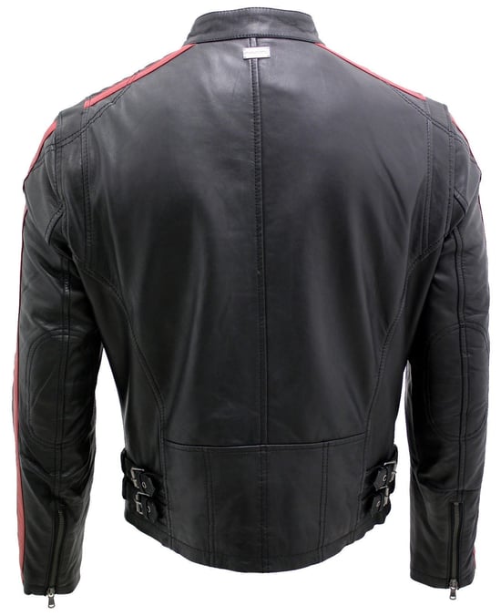 Racer Nappa Leather Biker Jacket