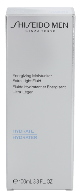 Shiseido Men Energizing Moisturizer Extra Light Fluid 100ml. - Image 2