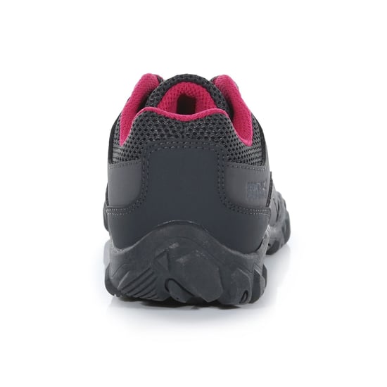 Regatta Edgepoint waterdichte wandelschoenen voor kinderen/Kinderen (Staal/Roze Fusie) - Image 2