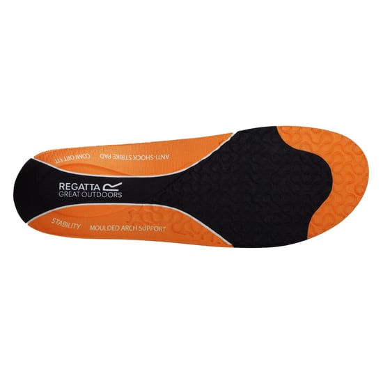 Regatta Antibacteriële inlegzolen voor dames/dames (Zwart) - Image 3