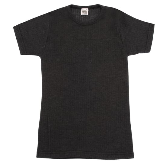 FLOSO Unisex Childrens/Kids Thermal Underwear Short Sleeve T-Shirt/Top (Charcoal)