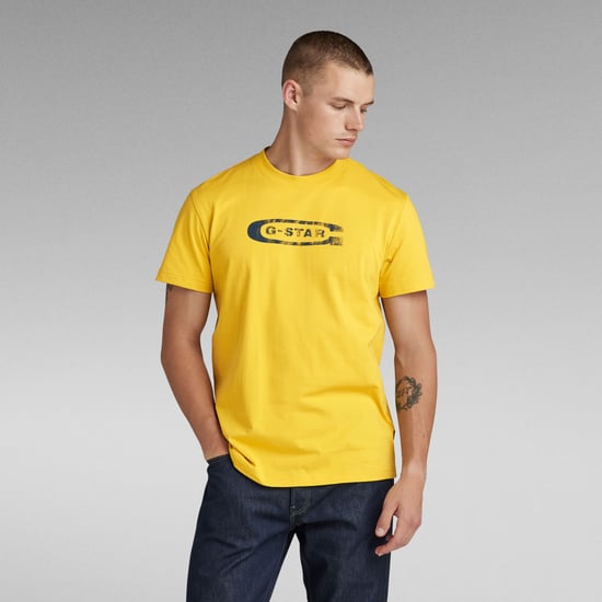 G-Star RAW Distressed Old School Logo T-Shirt